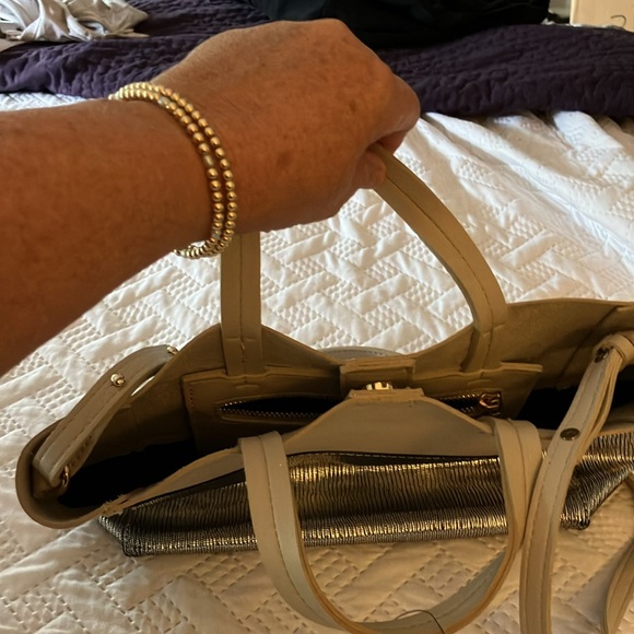 Street level handbag beige and silver - Picture 5 of 7